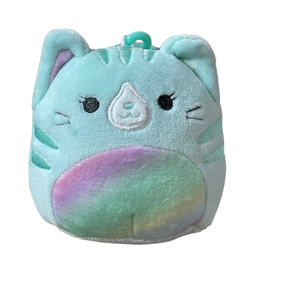 Squishmallows Corinna The Cat 3.5” Plush Keychain NWT - Picture 1 of 6